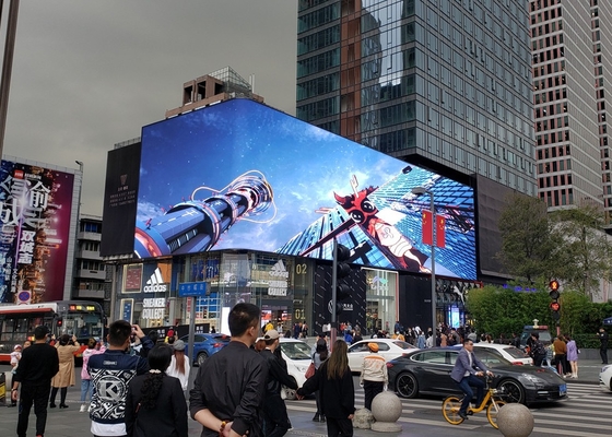 Full Color HD P6 Εξωτερική διαφήμιση LED οθόνη Ποδοσφαιρικό πεδίο Περιοχή LED οθόνη COB P1.25