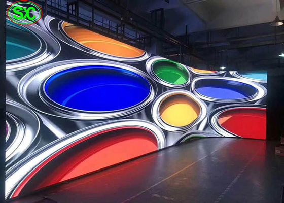 P4 οθόνη των πλήρων οδηγήσεων χρώματος ενοικίου επίδειξης των καμμμένων τηλεοπτικών τοίχων εσωτερικών πλήρων οδηγήσεων χρώματος