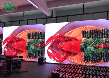 Εσωτερική οθόνη P4LED από αλουμίνιο πεταμένο με πεταμένο πίνακα