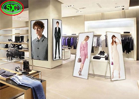 Οθόνη από χυτό αλουμίνιο μπροστά COB P2.5 Ψηφιακή LED Αφίσα Στερεοφωνική Στήριξη Εύκολη Εγκατάσταση