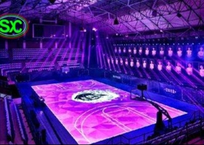 Κίνα SMD3535 Sound Active Dj Led Disco Dance Floor Θερματικές λευκές ακτίνες