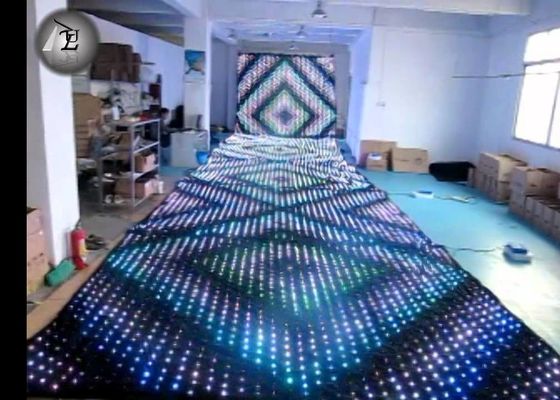 Εσωτερικού/Εξωτερικού Χώρου 4.81mm Pixel Αδιάβροχο LED Δάπεδο Χορού Panel IP65 500x500mm