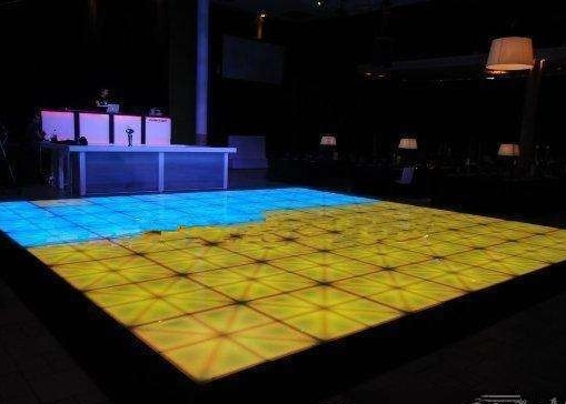 P4.81 SMD3535 Sound Active Dj Touch Led Disco Dance Floor Θερματικές λευκές ακτίνες