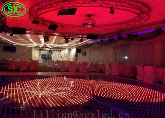 Αδιάβροχο LED πάτωμα χορού -20 ° C έως 60 ° C τάση 220V για το χώρο ψυχαγωγίας σας