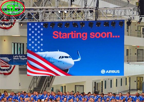 Π6 Εξωτερική οθόνη LED SMD3535 πλήρες χρώμα 192x192mm