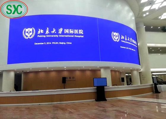 Καλή τιμή Εσωτερική οθόνη LED σε πλήρες χρώμα P3 SMD2121 Σφραγισμένη θήκη από σίδηρο σε απευθείας σύνδεση