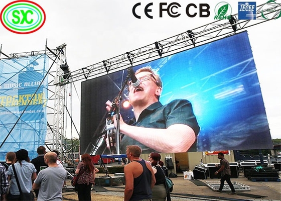 P4 Ultra Slim εξωτερική οθόνη LED ενοικίασης, SMD2727 υψηλής ανάλυσης οθόνη LED
