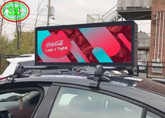 320*106 σημεία Ανάλυση οθόνης Οθόνη LED σήματος αυτοκινήτου με μέγεθος κλίσης 3 mm και λειτουργία ασυγχρόνου ελέγχου κίνησης