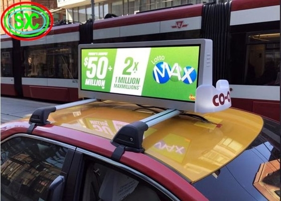 Εικόνα καμπίνας Πίνακας μηνυμάτων LED P3.91 Πλήρης χρώματος Ζωστή οθόνη IP65 1/8 Τρόπος σάρωσης