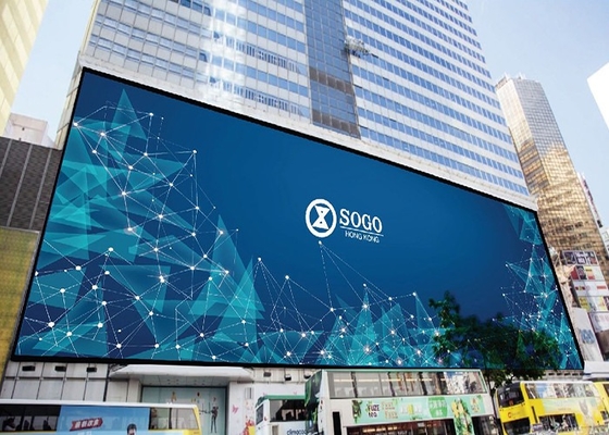 Εξωτερικό Στάδιο LED οθόνη κραυγή Διαφήμιση P10 πλήρες χρώμα 960 * 960mm Πίνακες διαφημίσεων