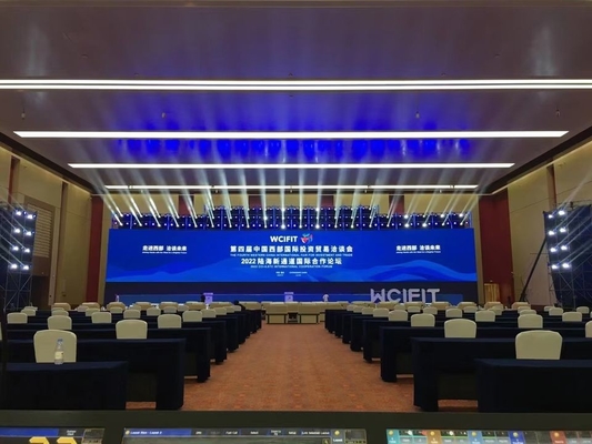 P3.91 Εξωτερική ενοικίαση Αλουμινίου RGB LED Display LED Wall NOVA System