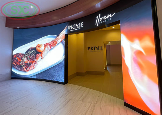 Εικονική οθόνη LED πλήρους χρώματος 500x500mm IP43 Αδιάβροχη