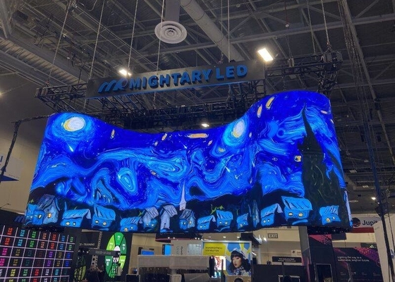 Υπερ- λεπτή οθόνη P4 RGB LED ενοικίασης πλήρους χρώματος υδροστεγή οθόνη LED 42500 κουκίδες/τ.μ.