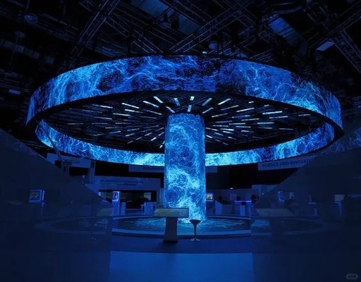 Εξωτερική οθόνη LED πλήρους χρώματος P10 Πυλώνας οθόνης IP65 Μεγάλο μέγεθος 1/4 Τρόπος σάρωσης