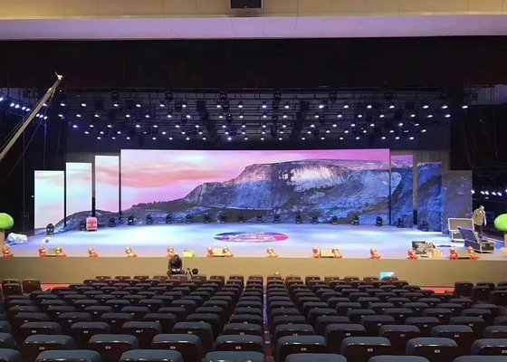 Ενοικίαση εξωτερικής οθόνης LED πλήρους χρώματος P8mm HD IP65 σταθερή εγκατάσταση