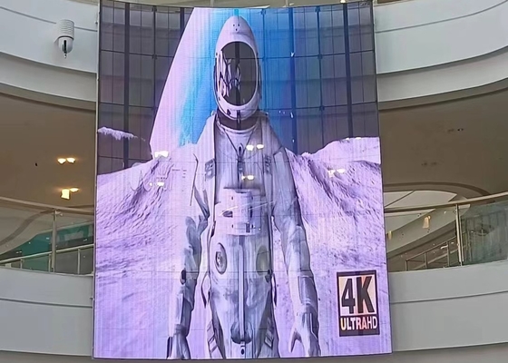 Διαφήμιση Εξωτερική οθόνη LED πλήρους χρώματος P3.91 φωτεινότητα 6000 Nits 65410 Dots/M2