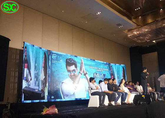 Διαφήμιση της μπροστινής υπηρεσίας τοίχων επίδειξης των εσωτερικών πλήρων οδηγήσεων χρώματος P4 με το μαγνήτη