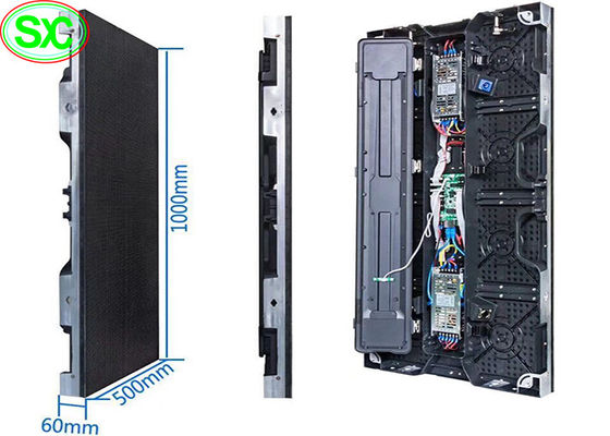 Εσωτερική πλήρης επίδειξη οθόνης των οδηγήσεων ενοικίου χρώματος P4.81 500x1000mm για τα γεγονότα