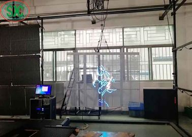 Αδιάβροχη πλήρης χρώσης διαφανής οθόνη LED υψηλής ανάλυσης SMD1921 3 χρόνια εγγύηση