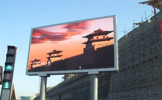 HD σταθερή οθόνη εξωτερική διαφήμιση P10 LED Πίνακα διαφήμισης Πίνακα εξωτερικής οθόνης LED