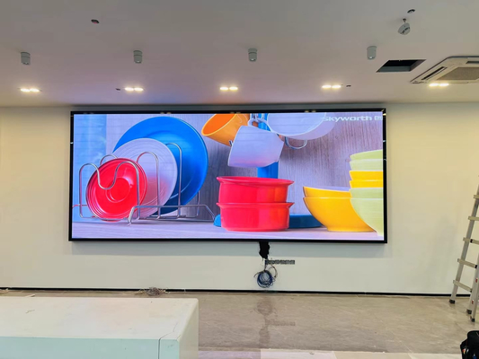 COB P1.25 LED βίντεο τοίχος εσωτερική οθόνη οθόνης LED 270420 Dots/M2 492x492mm