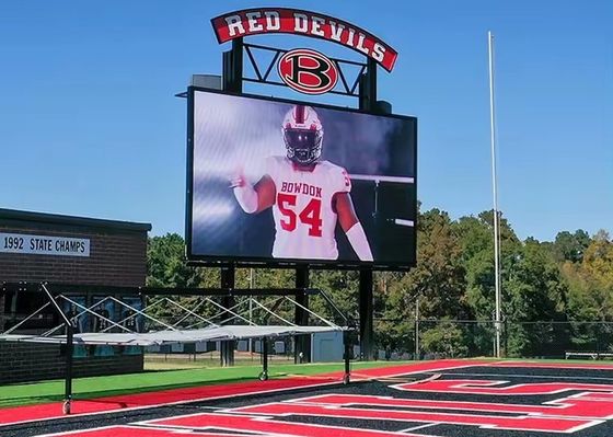 Εξωτερική οθόνη LED πλήρους χρώματος P10 SMD Ποδοσφαιρικού σταδίου περιμέτρου