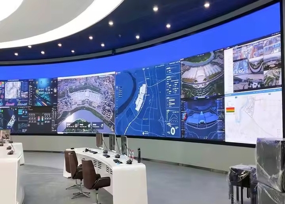 P2.5 τετραγωνική εξωτερική καμπυλωτή οθόνη LED προσαρμοσμένη οθόνη οθόνης LED