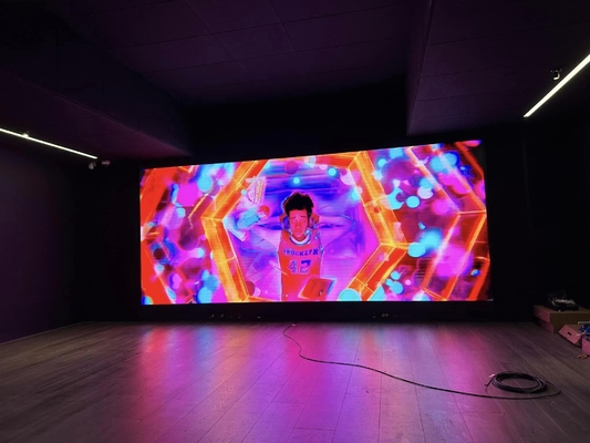 Κουρφωμένη οθόνη Ultra-Clear High Refresh Rate 400x300mm LED Cabinet Display, Τρία σε ένα πλήρες χρώμα