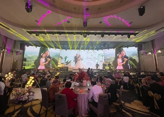 Οθόνη ενοικίασης Ultra HD Small Pitch P2.5 Indoor LED Screen Panel, Αλουμινίου LED Cabinet With Nova System