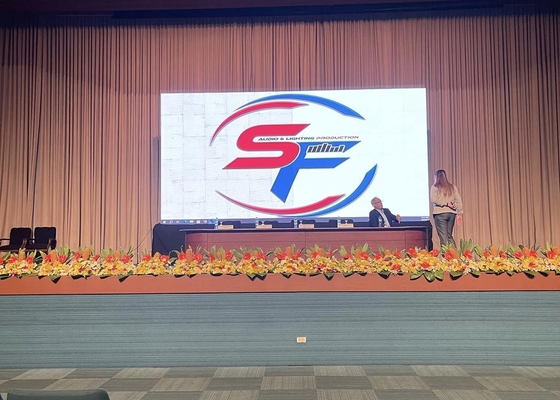 SMD2121 εσωτερική πλήρης χρώσης οθόνη LED πετσέτας αλουμινίου για σκηνή με φωτεινότητα 2500nits