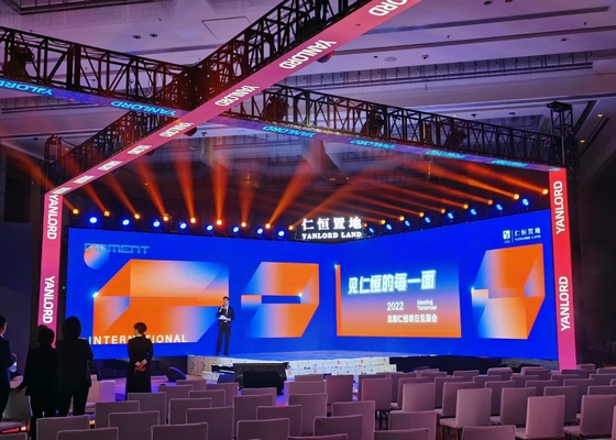 Εικονική οθόνη LED από αλουμίνιο πετσέτα P5 LED Εικονική οθόνη LED 320x160mm Μέγεθος μονάδας