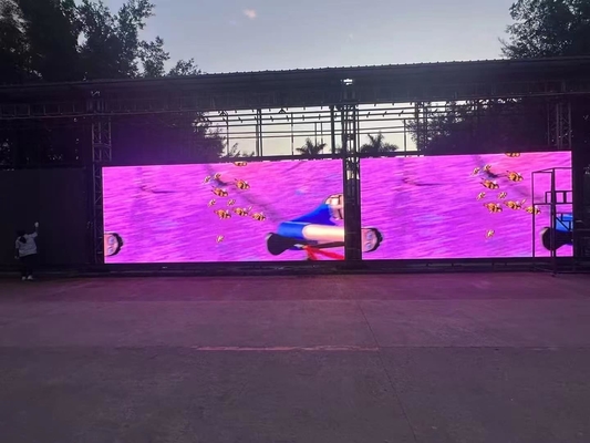 Εικόνα οθόνης LED από αλουμίνιο χύτευσης / ενοικίασης P4 / P5 HD Αδιάβροχη εσωτερική και εξωτερική
