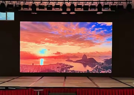 HD εσωτερική πλήρης χρώσης LED οθόνη πεταμένης αλουμινίου 2500 CD/sqm με γωνία θέασης