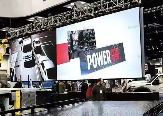 Εικονική οθόνη πετσέτας αλουμινίου Ultra-clear Small Pitch LED Billboard, υψηλής ευκρίνειας P2.5 LED οθόνη