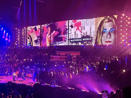 Ultra HD ενοικίαση/εκχύλιση αλουμινίου 1R1G1B LED οθόνη πλήρους χρώματος LED οθόνη σκηνής P4.81