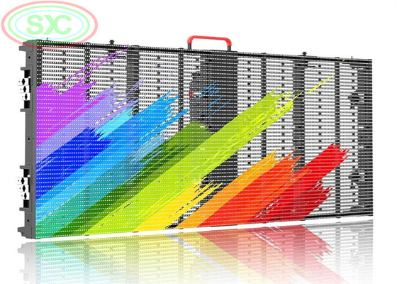 Διαφανές Διαφανές LED Video Wall P3.91 εσωτερικό Led Mesh Κεραμίδας Σημάδια Εμφάνιση LED Screen