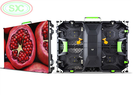 Πλήρες χρώμα ενοικίαση ντουλάπι ενοικίαση LED οθόνη P4 512mm X512mm 3 χρόνια εγγύηση