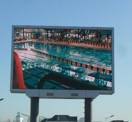 Καλή τιμή 10mm Pixel Pitch LED οθόνες υψηλής φωτεινότητας για εξωτερική διαφήμιση στον δρόμο σε απευθείας σύνδεση