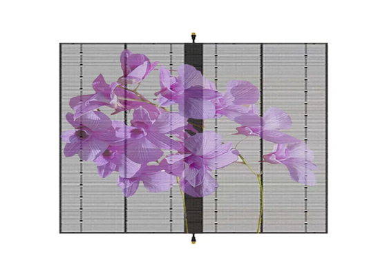 Διαφανές Διαφανές LED Video Wall P3.91 εσωτερικό Led Mesh Κεραμίδας Σημάδια Εμφάνιση LED Screen