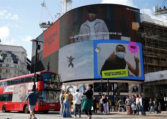 Εξωτερική οθόνη διαφήμισης LED 8mm Pitch IP65 Αδιάβροχη