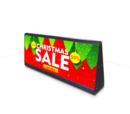 256mm x128mm Cabinet Size P4 Full Color Καμπίνα οθόνη αυτοκινήτου με υδροστερό σχεδιασμό και 3