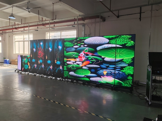 Νέο σχεδιασμό Δημιουργικό σχεδιασμό LED Cube Screen P3.91 500x500mm 5 πλευρές LED Screen Cube Διαφήμιση Cubic Led Display
