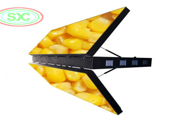 Πίνακα LED φωτιστικού σταθμού διπλής όψης LED διαφημιστικό πινακίδιο απόσταση προβολής 6 μέτρα εξωτερική οθόνη LED