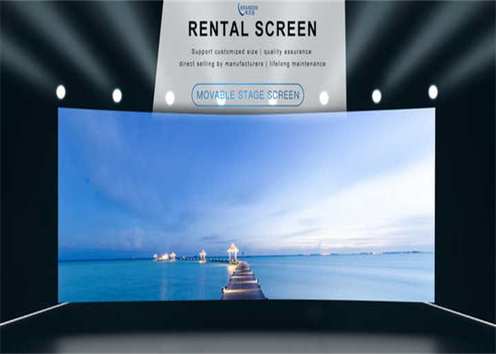 HD Indoor P6 Stage Background Events LED Rnetal Βίντεο Φωτογραφία LED