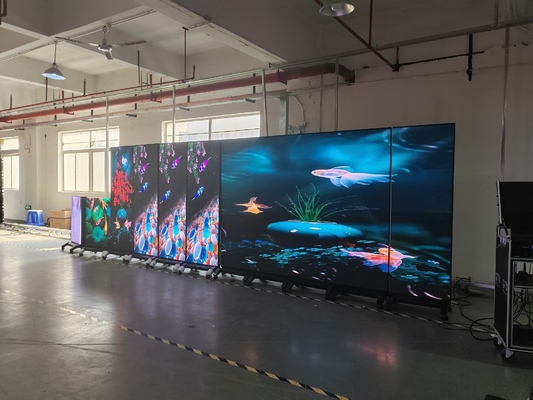 Μίσθωση RGB Αλουμινίου HD διαφήμισης LED οθόνη HD Αδιάβροχη 100000 ώρες