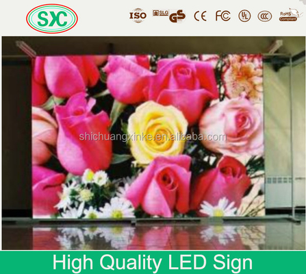 160000 Dot/m2 Πλήρης πυκνότητα χρώματος LED LCD εσωτερικού εξοπλισμού με ανάλυση 64x64dots