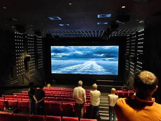 Εσωτερική οθόνη LED πλήρους χρώματος P4 HD Curved Video Wall 62500/m2 RGB 3 σε 1 24 μήνες Προσαρμοσμένο σχεδιασμό και ανταγωνιστικό