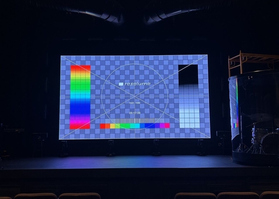 Στάδιο εκδήλωσης Πλήρες χρώμα 320 * 160mm P2.5 GOB LED οθόνη εσωτερική αδιάβροχη οθόνη LED