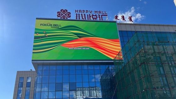 Καλή τιμή Εξωτερική Αδιάβροχη P10 Πλήρης Χρώματος LED Εικονική Ετικέτα Διαφήμισης Πίνακα με στήλη σε απευθείας σύνδεση