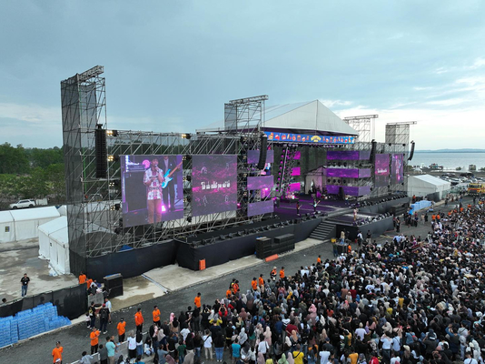 P6 Εξωτερική πλήρης χρωματική οθόνη LED με οριζόντια και κατακόρυφη γωνία θέασης 120° για ευρείες εφαρμογές